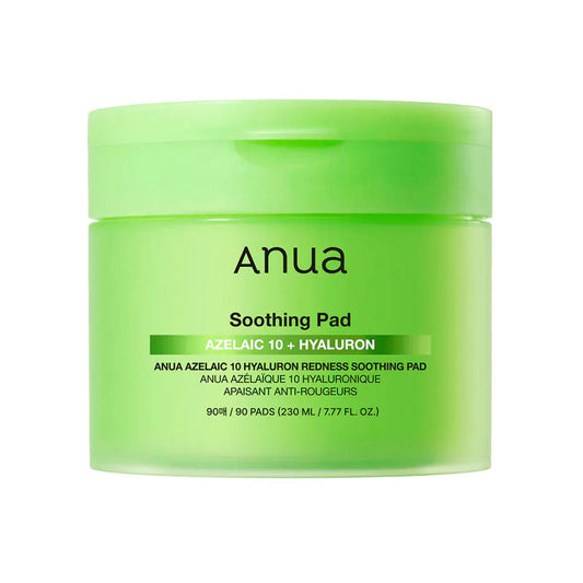 Anua Azelaic Acid 10% Hyaluron Redness Soothing Pads – Sensitive Skin Pad 230ml / 90pads-1